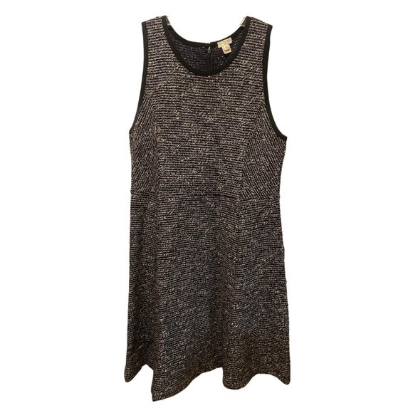 J. Crew Wool Boucle Tweed Sleeveless gray Dress sz 14 - Picture 2 of 7